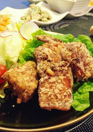 サクッ♪とジューシー♡鳥の唐揚げ-レシピのメイン写真