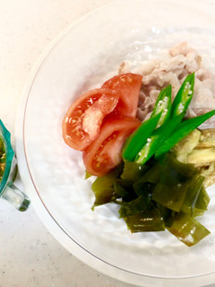 夏野菜と豚肉の冷しゃぶ-レシピのメイン写真