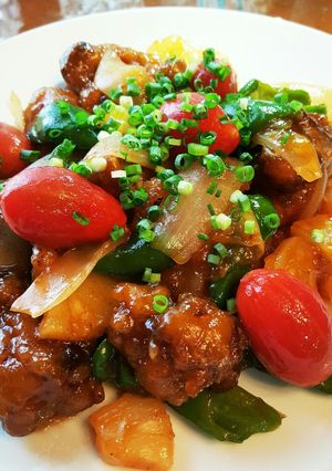 酢豚＋トマト　極道料理人　＼(^_^)／-レシピのメイン写真
