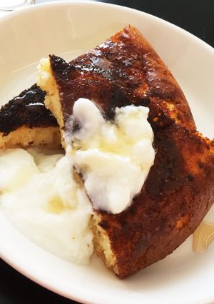 レモン香るシュワっとスフレ風パンケーキ-レシピのメイン写真