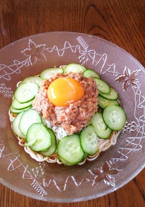 さんまのピリ辛味噌煮そうめん-レシピのメイン写真