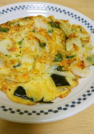 具だくさん♪夏野菜のふわふわ焼き-レシピのメイン写真