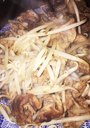 豚肉とモヤシだけのバクバク簡単おかず-レシピのメイン写真