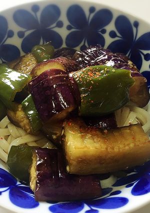 時短レシピ！ナスの煮浸しうどん-レシピのメイン写真