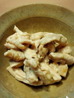 お弁当に♪鶏肉の柚子胡椒和え-レシピのメイン写真