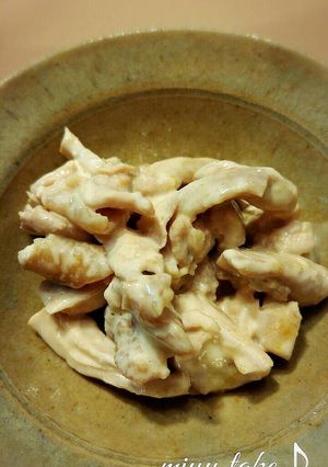 お弁当に♪鶏肉の柚子胡椒和え-レシピのメイン写真
