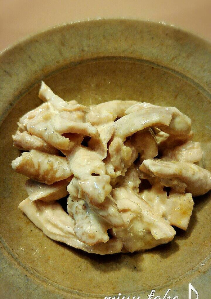 お弁当に♪鶏肉の柚子胡椒和え-レシピのメイン写真