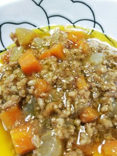 ひき肉と野菜のドライカレー風-レシピのメイン写真