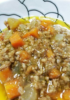 ひき肉と野菜のドライカレー風-レシピのメイン写真