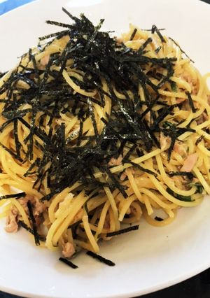 簡単♪ツナと大葉のマヨポンパスタ♪-レシピのメイン写真