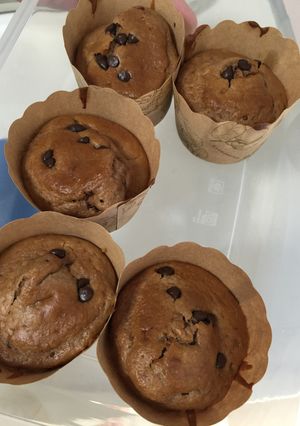 チョコチップマフィン ココア-レシピのメイン写真