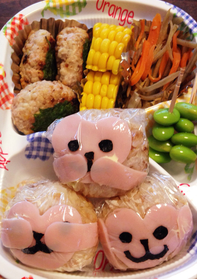 簡単キャラ弁 見猿言わ猿聞か猿-レシピのメイン写真
