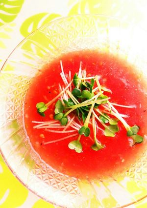 ☺超簡単♪ガスパチョ風冷製トマトスープ☺-レシピのメイン写真