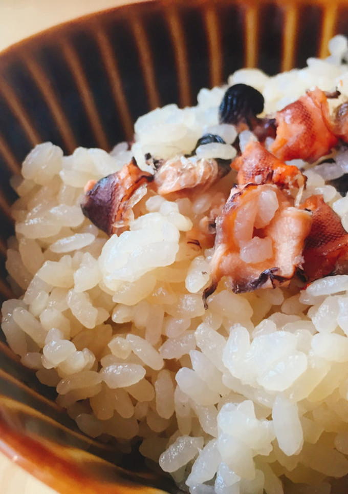 カメノテの炊き込み御飯-レシピのメイン写真