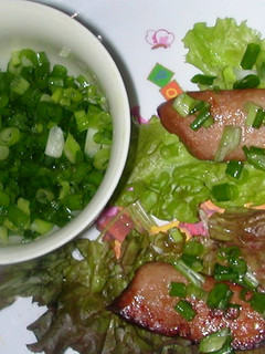残り物のマグロの刺身でわさび醤油漬け焼き-レシピのメイン写真