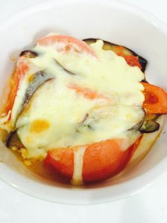 トロトロなすとトマトのガリマヨチーズ焼き-レシピのメイン写真