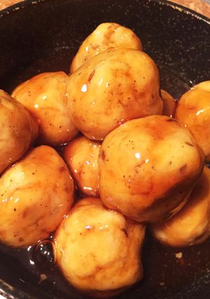 ヘルシーおからつくねの甘酢餡かけ-レシピのメイン写真