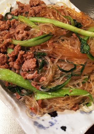 ひき肉と春雨の煮込み-レシピのメイン写真