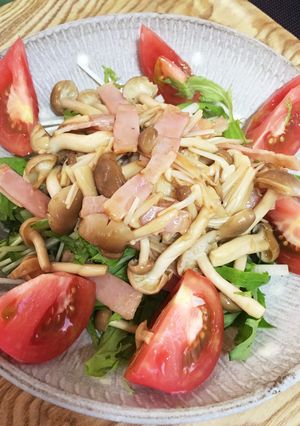 サラダ◎キノコとベーコンのホットサラダ-レシピのメイン写真