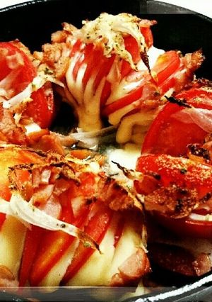 ハッセルバックトマト-レシピのメイン写真