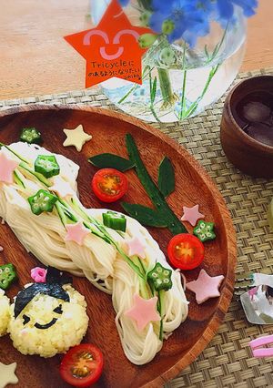 七夕プレート-レシピのメイン写真
