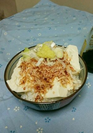 簡単おいしい!冷やっこご飯-レシピのメイン写真