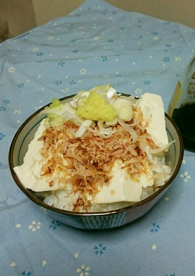 簡単おいしい!冷やっこご飯-レシピのメイン写真