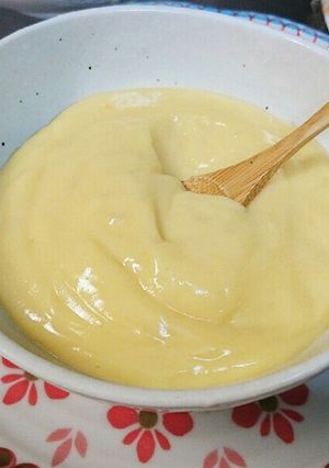 レンジdeこくうま豆乳カスタード☆-レシピのメイン写真