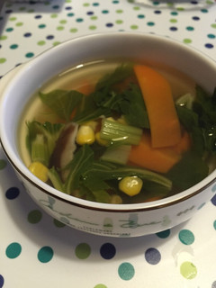 簡単✧セロリの葉でスープ!!-レシピのメイン写真