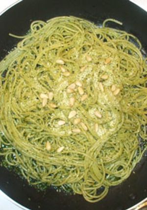 ジェノベーゼソース作り方♪簡単パスタ料理-レシピのメイン写真