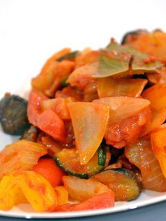 鶏味塩 de 夏野菜のカポナータ-レシピのメイン写真