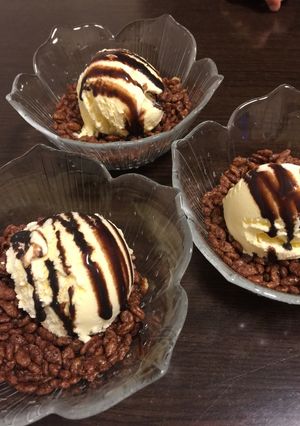 簡単♪チョコクリスピーサンデー-レシピのメイン写真