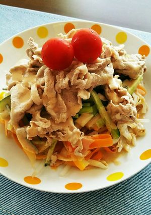 切って茹でるだけ☆野菜たっぷり冷サラダ-レシピのメイン写真