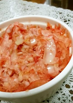 ドウシシャ♡大人の氷かき器トマトのかき氷-レシピのメイン写真