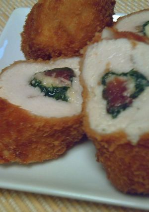 みんな大好き♪簡単　梅しそチーズチキン-レシピのメイン写真