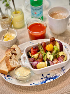 ソーセージと野菜のオーブン焼き-レシピのメイン写真