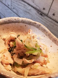 鳥のささみとネギの和え物-レシピのメイン写真