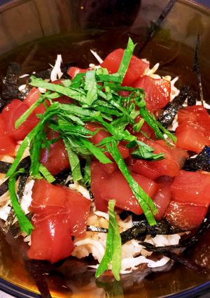 土佐醤油のまぐろ漬け丼-レシピのメイン写真
