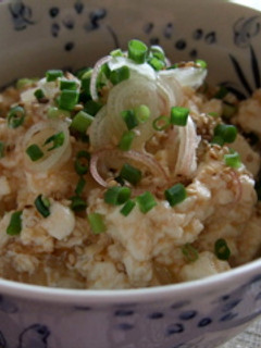 ザーサイの豆腐丼-レシピのメイン写真