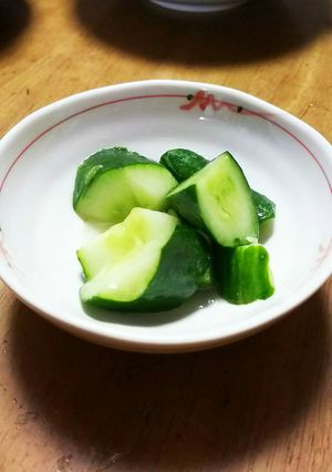 超簡単！たたきキュウリ・ごま油風味-レシピのメイン写真