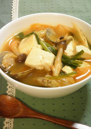 あさりと豆腐のキムチチゲ-レシピのメイン写真
