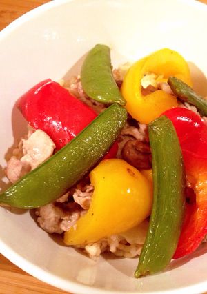手作りソース♪炒めバーニャカウダ丼-レシピのメイン写真
