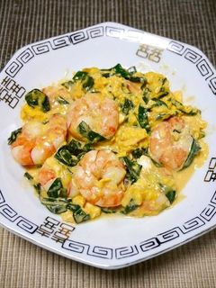 糖質オフ!エビとニラのマヨソース炒め-レシピのメイン写真