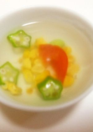 ちっちゃな野菜のゼリー寄せ　超簡単　-レシピのメイン写真