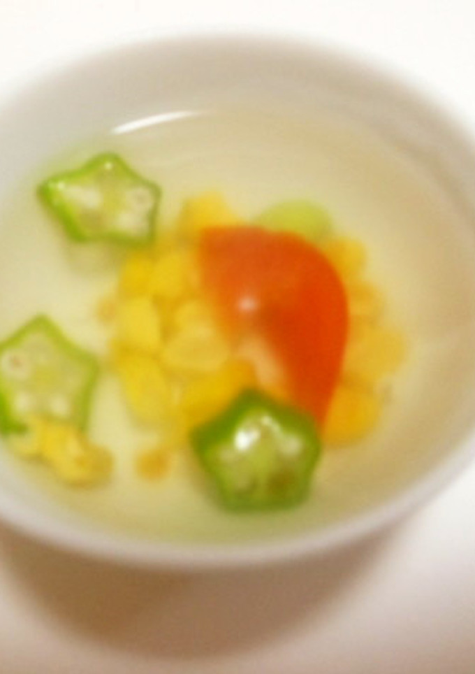 ちっちゃな野菜のゼリー寄せ　超簡単　-レシピのメイン写真