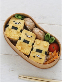 簡単かわいいキャラ弁*ぐでたま寿司-レシピのメイン写真