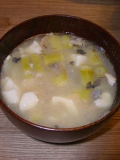 タケノコとサバ缶のみそ汁-レシピのメイン写真