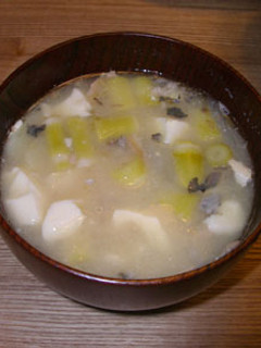 タケノコとサバ缶のみそ汁-レシピのメイン写真
