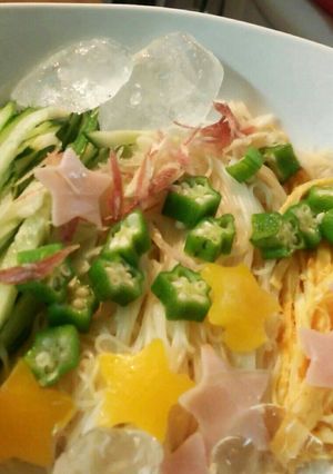 天の川そうめん☆七夕-レシピのメイン写真