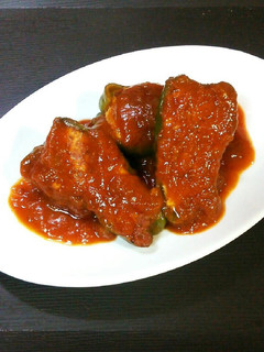 超簡単♡ピーマンの肉詰めトマトソース煮♪-レシピのメイン写真